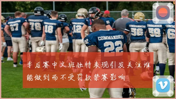 季后赛中文班独特表现引发关注谁能做到而不受罚款禁赛影响
